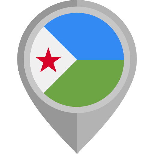 Djibouti flag country djibouti icon