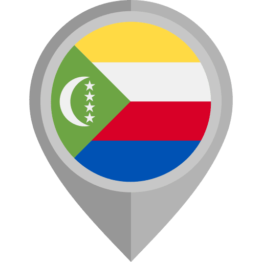 Comoros nation flag flags icon