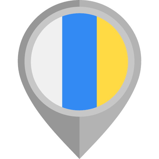 Canary islands placeholder flags flag icon