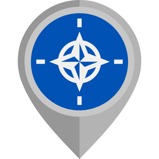 Nato military nato flags icon