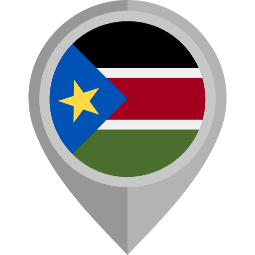 South sudan flags nation south sudan icon