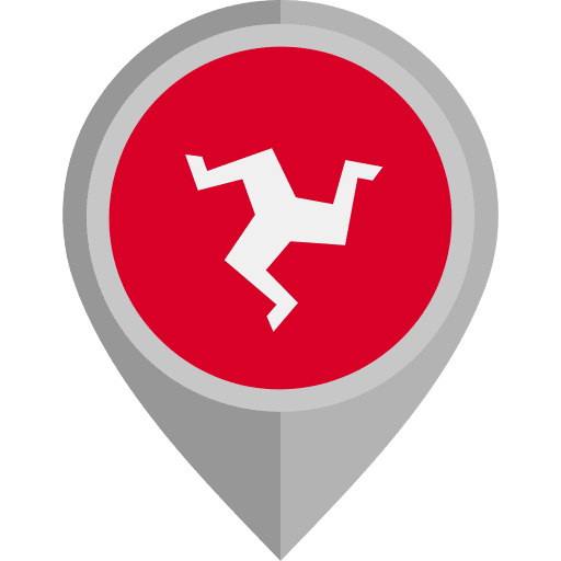 Isle of man nation flag country icon