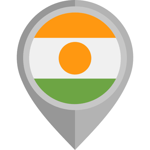 Niger nation flag placeholder icon