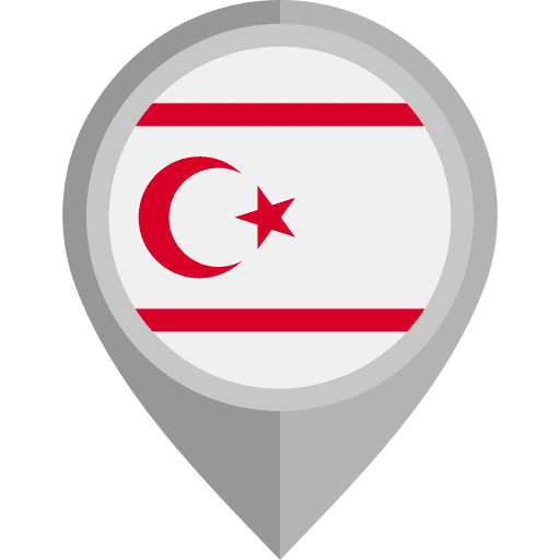 Northen cyprus nation flags country icon