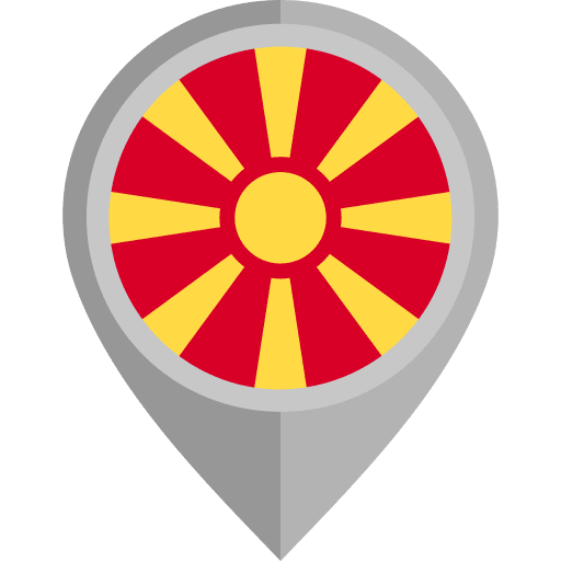Republic of macedonia flag country flags icon