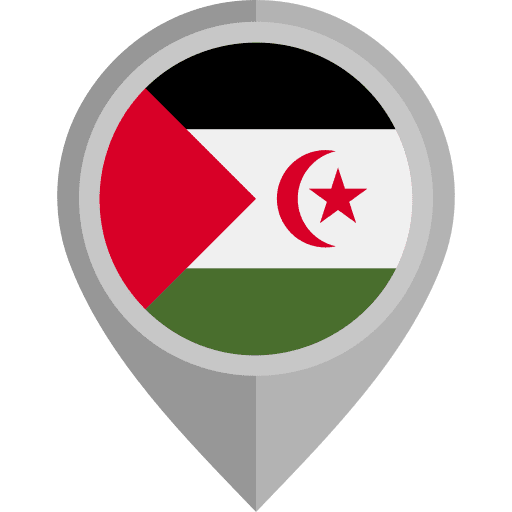 Sahrawi arab democratic republic flags country nation icon
