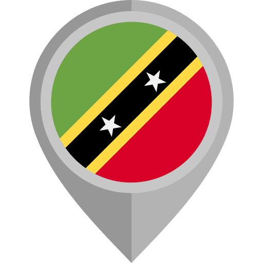 Saint kitts and nevis country nation flag icon