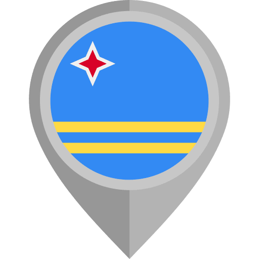 Aruba flag nation flags icon