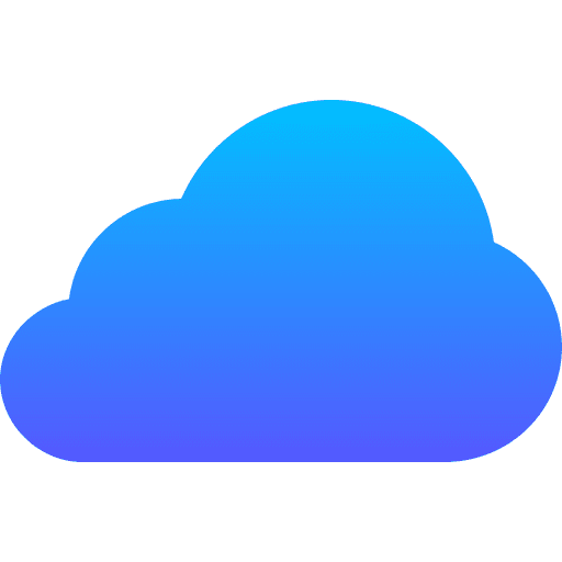 Cloud cloud computing storage data icon