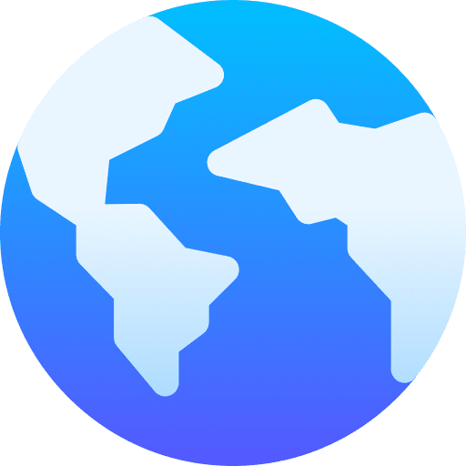 Globe connection global network icon