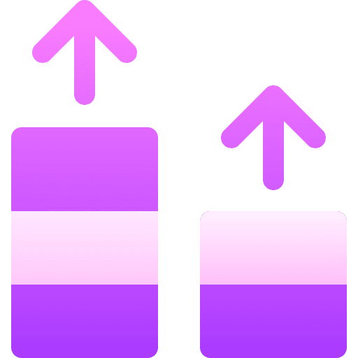 Growth investment business and finance growth icon