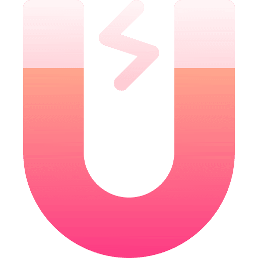 Attract acquisition marketing magnet icon