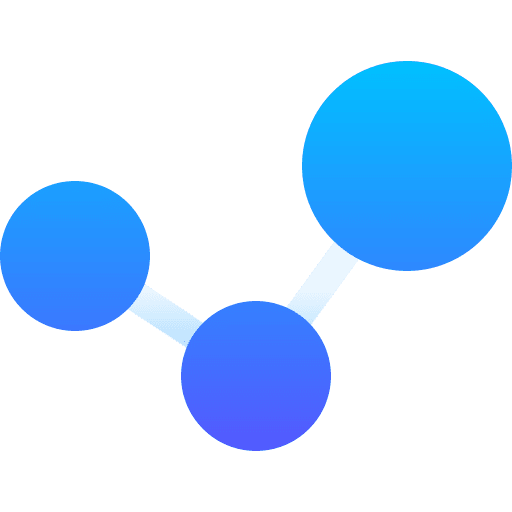Connections connector connected networking icon