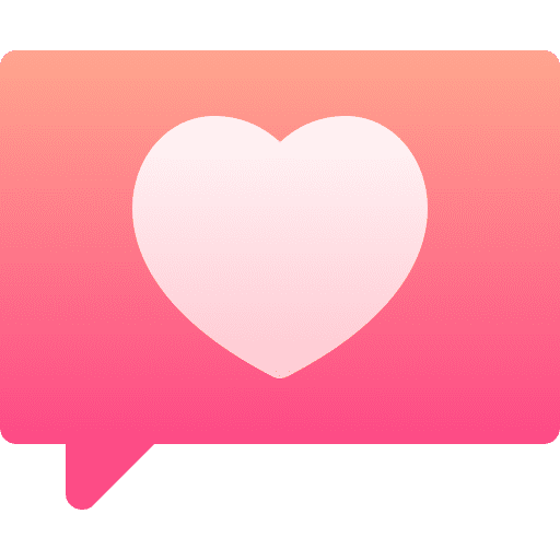 Feedback chat box instagram like rating icon