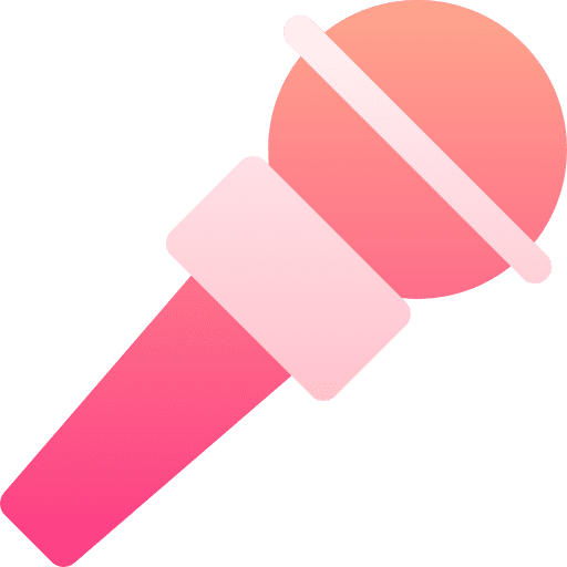 Microphone music and multimedia microphone speaker icon