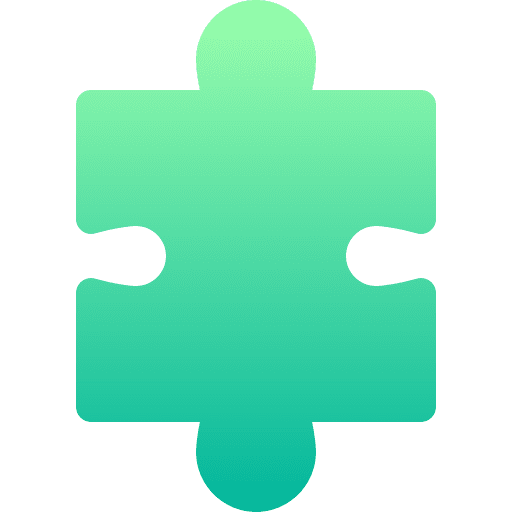 Puzzle solution creativity piece icon