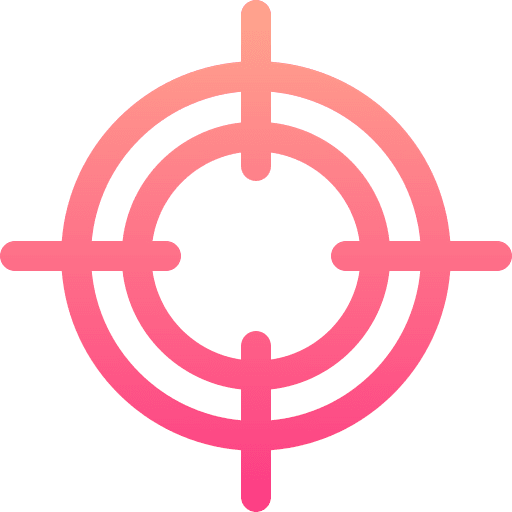 Target marketing shoot sniper icon