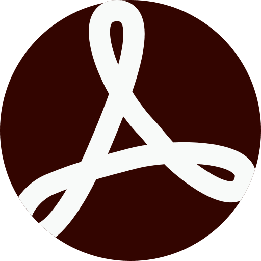 Acrobat reader adobe acrobat reader brand icon