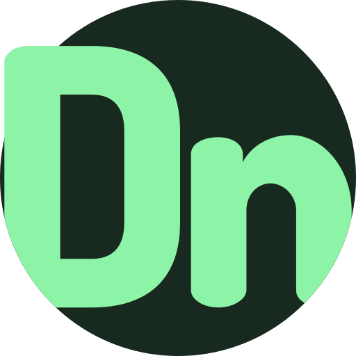 Dimension graphic design adobe sofware icon