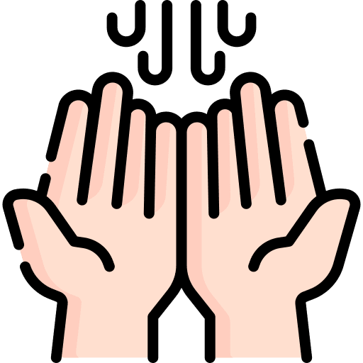 Drying wc heat drying icon