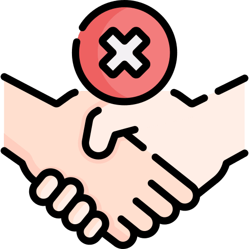 No handshake avoid hands and gestures no handshake icon No handshake avoid hands and gestures no handshake icon