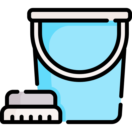 Cleaning bucket miscellaneous sweeping icon Cleaning bucket miscellaneous sweeping icon