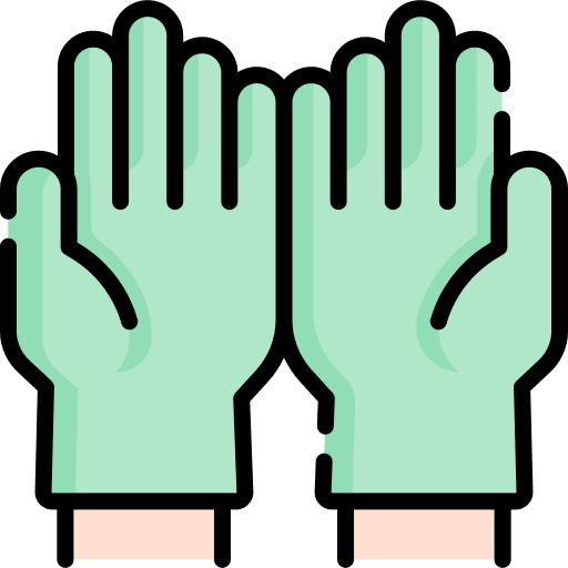 Rubber gloves rubber gloves security healthcare and medical icon Rubber gloves rubber gloves security healthcare and medical icon