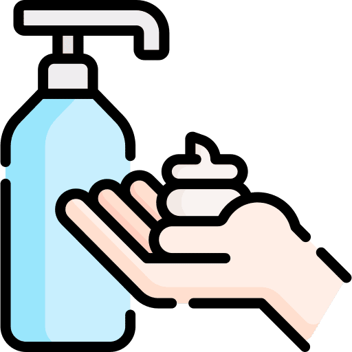 Washing hands healthcare and medical cleaning hand sanitizer icon Washing hands healthcare and medical cleaning hand sanitizer icon