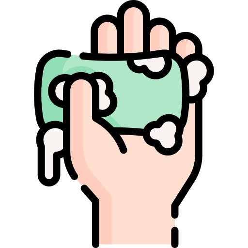 Washing hands hygiene gesture cleaning icon Washing hands hygiene gesture cleaning icon