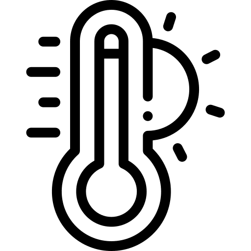 Heat celsius heat degree icon