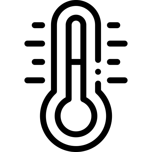 Temperature celsius degree tool icon