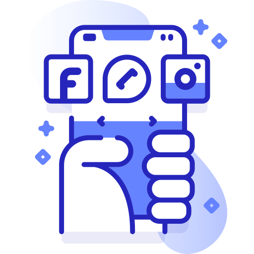 Apps technology cellphone social media icon