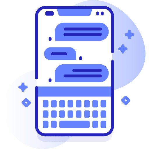 Chat chat chatting app phone icon Chat chat chatting app phone icon