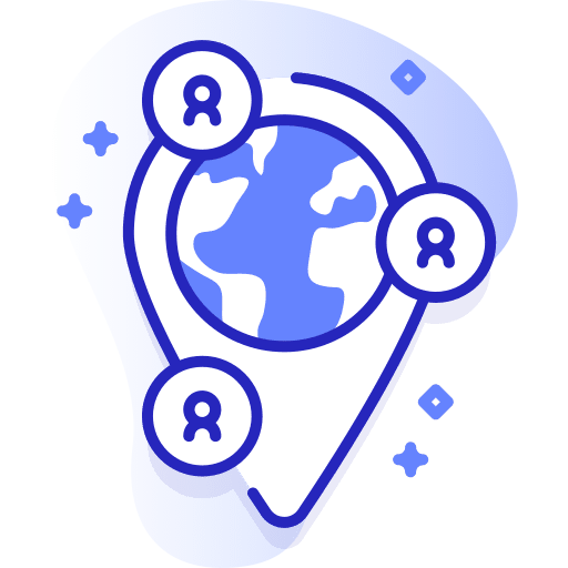 Location location user earth icon Location location user earth icon