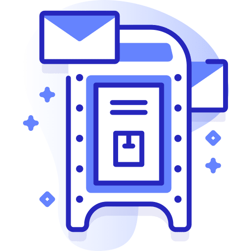 Mailbox postal service letterbox envelope icon Mailbox postal service letterbox envelope icon