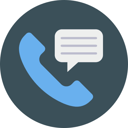 Phone call circle phone speech bubble phone call icon