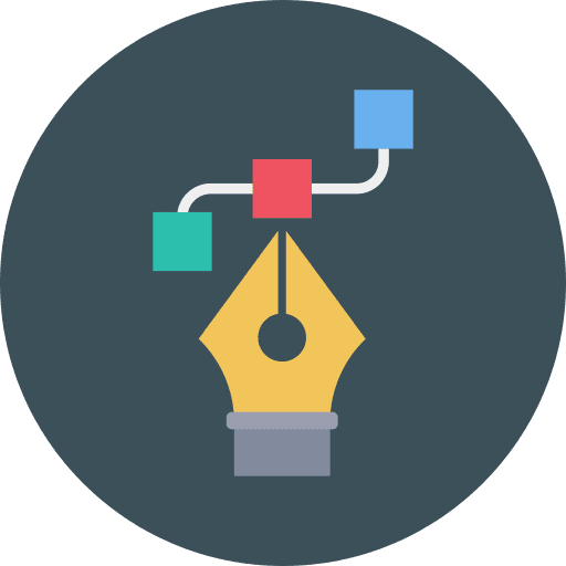 Vector nib edit tools graphic tool icon