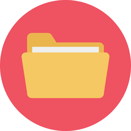 Archive files and folders document archive icon