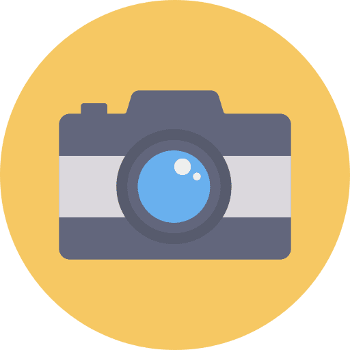 Camera lens photo digital icon