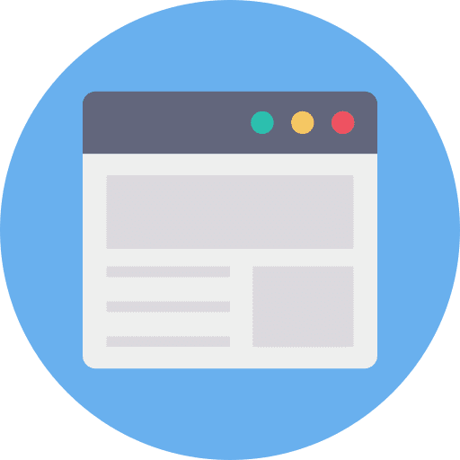 Webpage website web design layout icon