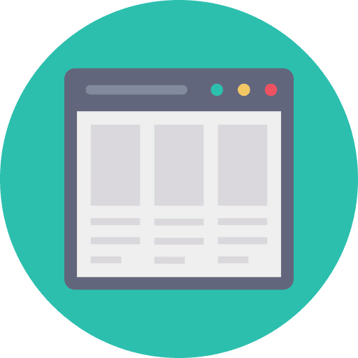 Website webpage website web development icon