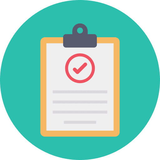 Clipboard checklist checkmark clipboard icon