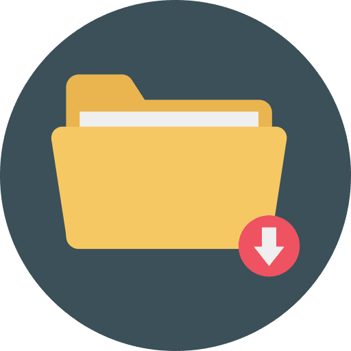 File download file download archive document icon