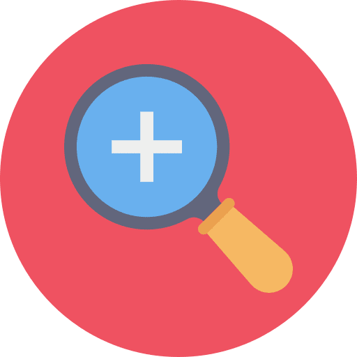 Zoom in zoom in magnifying glass search icon