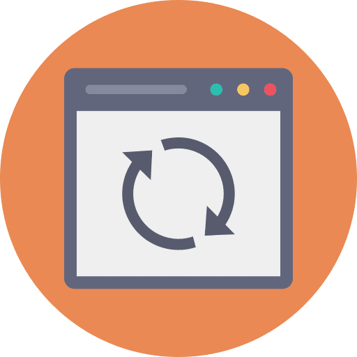 Reload reload web page website icon