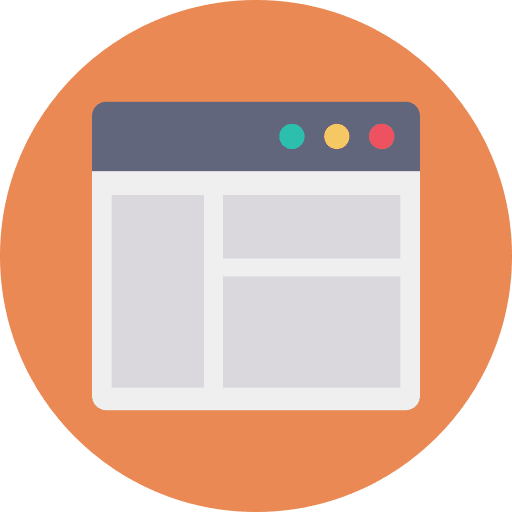 Web design internet webpage website icon