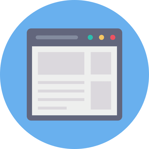 Web design seo and web webpage web development icon