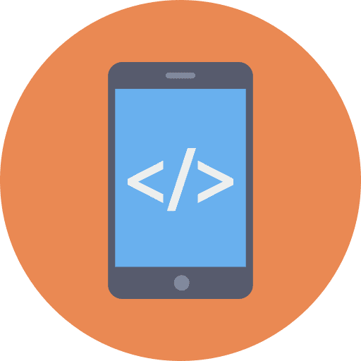 Mobile interface ui coding icon