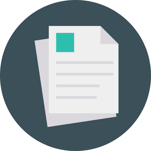 Page files and folders document sheets icon