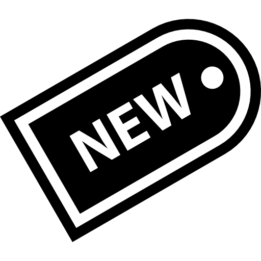 New products label new new product commerce icon